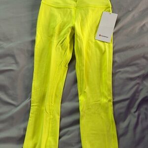 Lululemon Neon Yellow Leggings